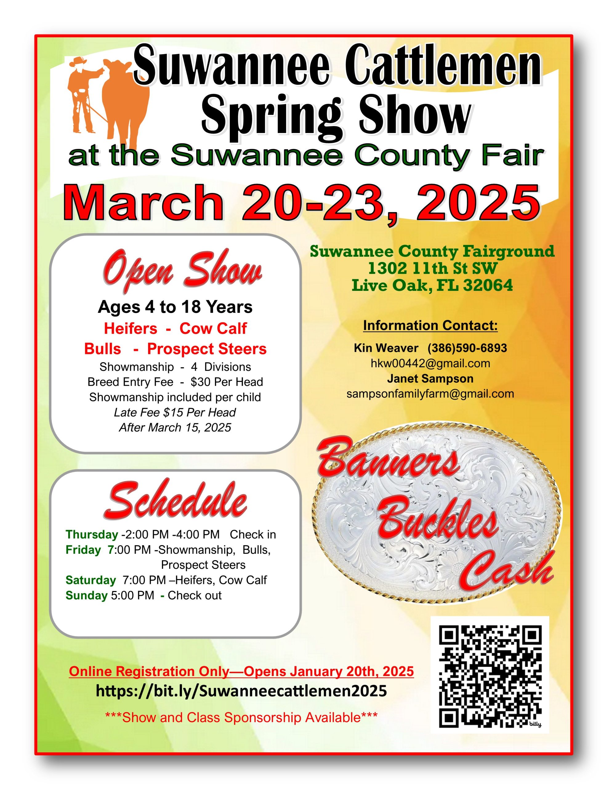 Cattleman's Spring Show Flyer